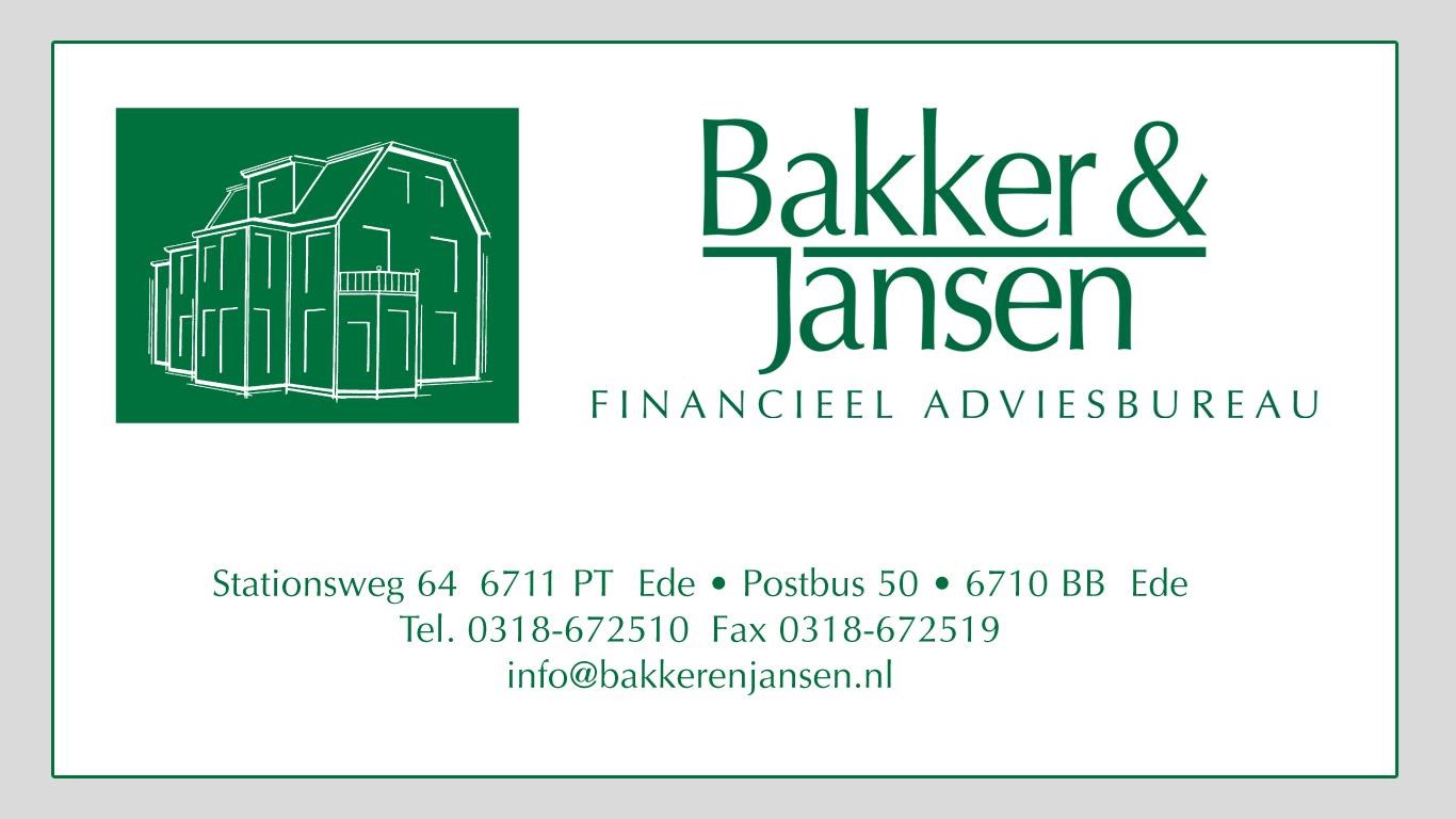 Logo van Bakker & Jansen Financieel Adviesbureau